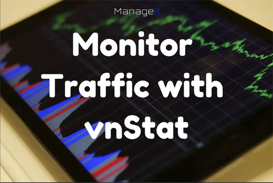 نمونه خروجی vnstat — ترافیک ماهانه سرور با واحد گیگابایت