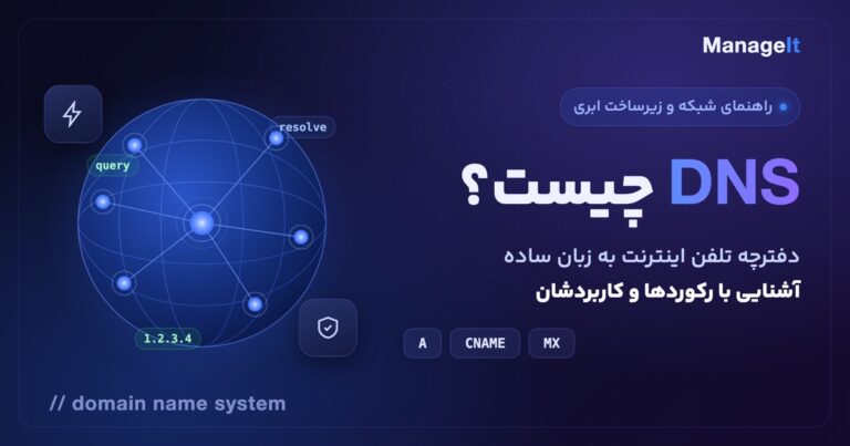 DNS چیست — سامانه نام دامنه و رکوردهای A و CNAME و MX
