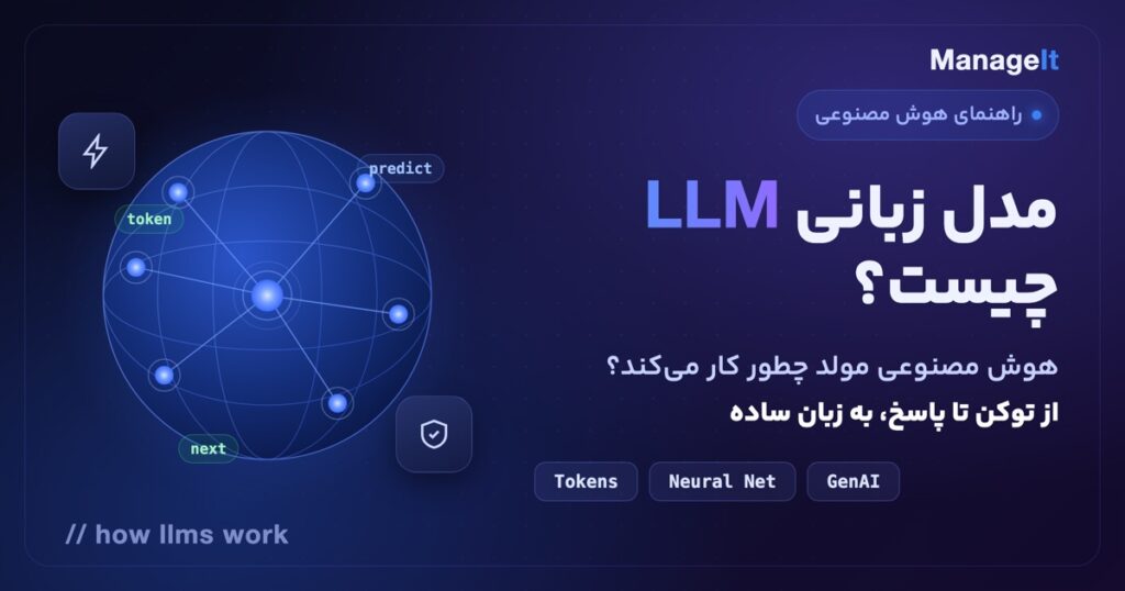 مدل زبانی بزرگ LLM چیست — سازوکار هوش مصنوعی مولد به زبان ساده